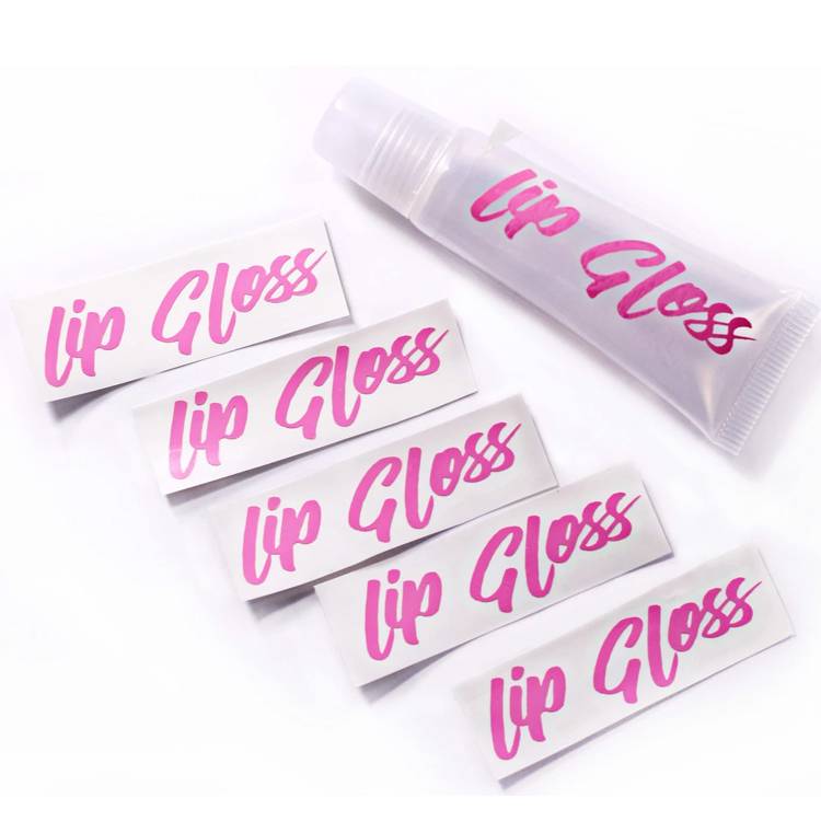 Lipgloss Tube Custom Lip Gloss Private Label Lipgloss Stickers Roll Sticker Printer Design Your Own Labels Label Lip Gloss